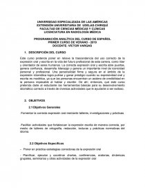 Programacion analitica. Página 1