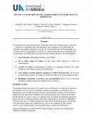 PRACTICA CONOCIMIENTO DEL LABORATORIO, SUS ELEMENTOS Y SU DEBIDO USO