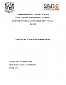 La filosofía y su relación con la enfermería