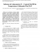 Control ON/OFF de temperatura en PSoC