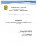 TÉCNICA JAPONESA DE DISMINUCIÓN DEL ESTRÉS EN EL TRABAJADOR (ASA TAISOU)