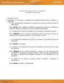 ESTUDIO DE CASO TALLER 1 (UNIDAD 1) Estadística Descriptiva