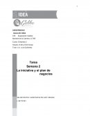 Semana 2 La iniciativa y el plan de negocios