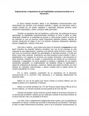 Implicaciones e importancia de las Habilidades socioemocionales en la educación