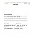 Relaciones Industriales . Contenidos académicos primer parcial