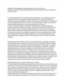 Identidicacion de estrategias de Marketing sensorial en el punto de venta