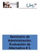 EVALUACIÓN DE ALTERNATIVAS. GESTIÓN PRELIMINAR DEL PROYECTO. GUANTES FAST-CLEAN