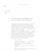 La apreciacion del desempeno, via para el dialogo jefe-colaborador