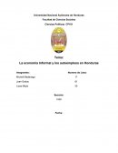 La economía Informal y los autoempleos en Honduras