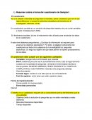 Resumen sobre el tema del cuestionario de Sampieri