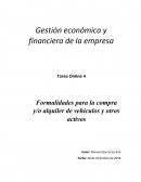 Gestión económica y financiera de la empresa
