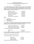 TALLER COSTOS La Compañía de Relojes Nido