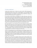 Ensayo de "Tu ternura Molotov