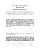 Comunicación con la industria farmaceutica