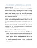 PLAN DE NEGOCIO CLUB ECUESTRE VALLE ESCONDIDO