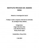 Informe Protocolo de investigacion sobre el espacio vital de los animales del zoologico Rossi Walter