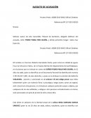 Alegato de acusaciòn