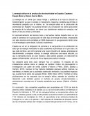 La energía eólica en la producción de electricidad en España