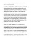 CONTROL DE LECTURA No. 2 GESTIÓN HOSPITALARIA EN TIEMPOS DE CRISIS Y CRISIS DE LA GESTION HOPSITALARIA