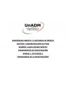 Actividad Paradigmas de la investigación