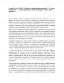 Reseña sobre el populismo de Ernesto Laclau