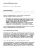 Ciudad contemporánea. La idea de estructura como un todo organizado