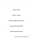 Química Mesclas homogéneas y heterogéneas