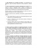 ¿Qué entiendes por el concepto de cultura?