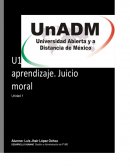 ¿Cómo relacionas este hecho con el Juicio Moral?
