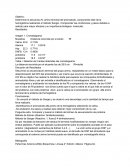 Metodo de sanger. Relación de Frentes obtenidas del cromatograma