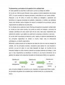 Fundamentos y principios de la gestión de la calidad total