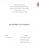 SALUD PÚBLICA EN VENEZUELA. Enfermería Comunitaria e Investigación Aplicada