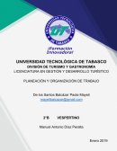 VILLATOUR TABASCO Análisis del modelo organizacional