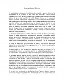Ser un profesional diferente