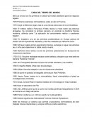 LÍNEA DEL TIEMPO DEL MUNDO