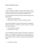 Proceso de presentación de ventas