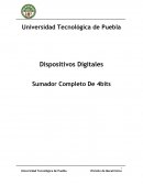 Sumador Completo De 4bits