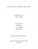 COMO SE ESTABLECE EL TAMAÑO DE LA FURZA DE VENTAS