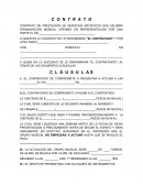 Contrato servicios musicales