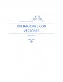 OPERACIONES CON VECTORES