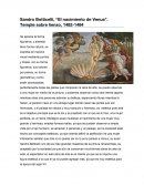 Sandro Botticelli, “El nacimiento de Venus”