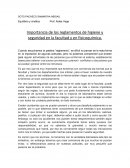 Importancia de los reglamentos de higiene y seguridad en la facultad y en fisicoquímica