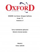 Ciencias sociales Actividad de aplicacion