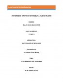 Planteamiento de un Problema (Investigación de Mercados)