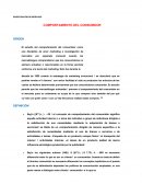INVESTIGACIÓN DE MERCADO COMPORTAMIENTO DEL CONSUMIDOR
