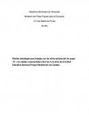 Diseñar estrategias para trabajar con los niños autistas del 3er grupo
