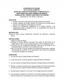 ANÁLISIS DEL CÓDIGO SANITARIO DE PANAMÁ