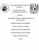 Investigación Práctica. Rasgos Genéticos en el Ser Humano