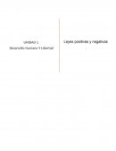 Desarrollo Humano Y Libertad Leyes positivas y negativas