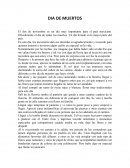 Cronica DIA DE MUERTOS